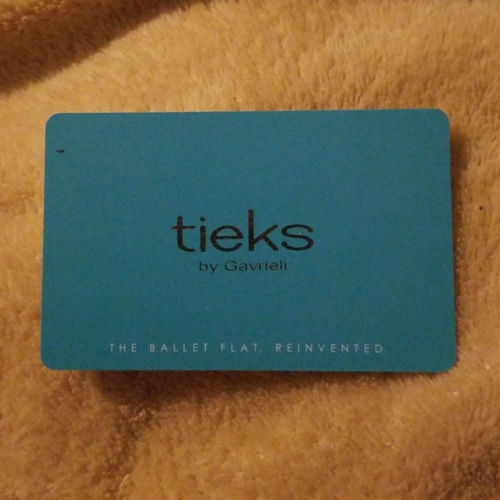 Tieks ballet flat gift card